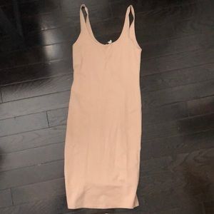 Nude forever 21 midi dress